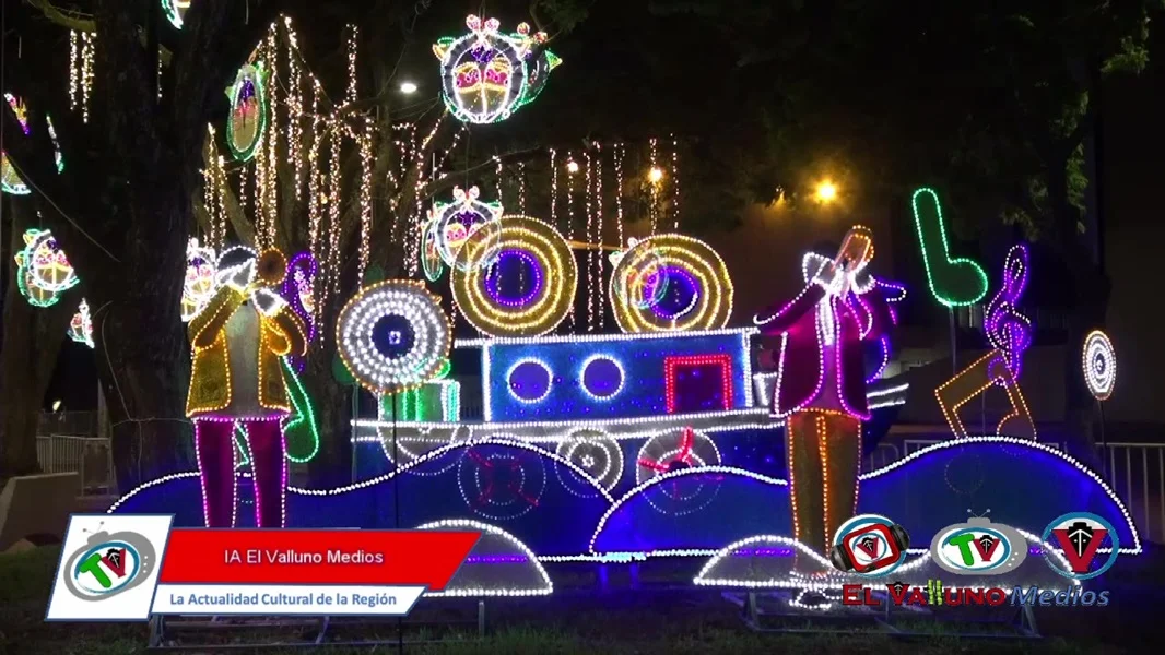 Inauguración Alumbrado Cali.