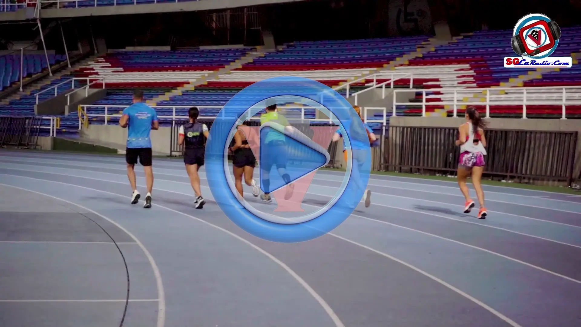 Pista de Atletismo Nocturna en Cali.