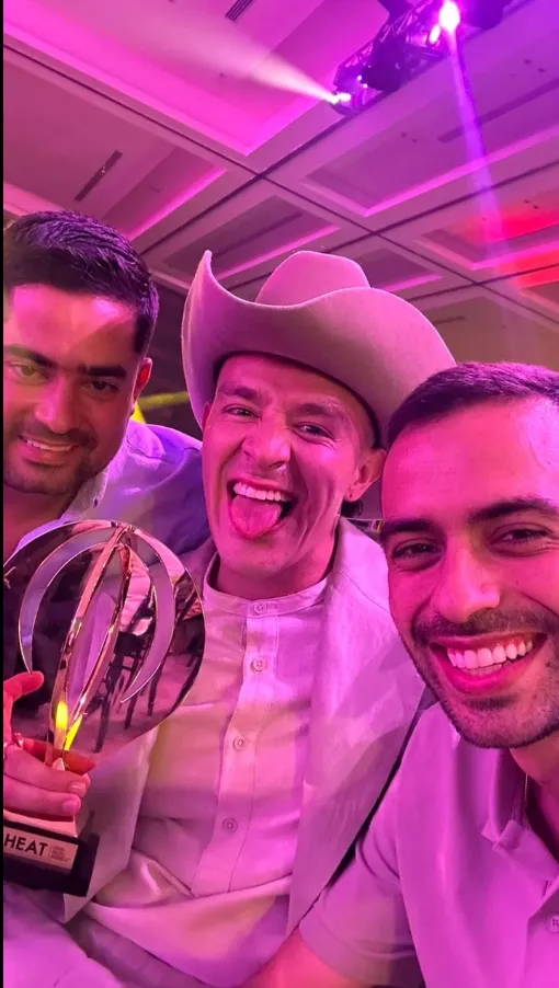 Luis Alfonso Ganador en los Premios Heat